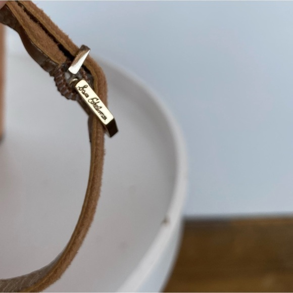 SAM EDELMAN Yaria Suede studded block heel open toe Sandals Womens size 6.5 - Picture 10 of 16